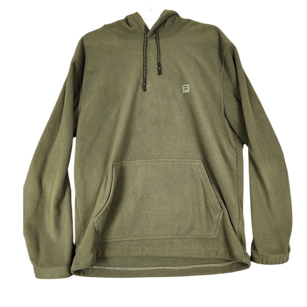 Billabong Adventure Division Fleece Hoodie Mens XL Olive Green Pullover